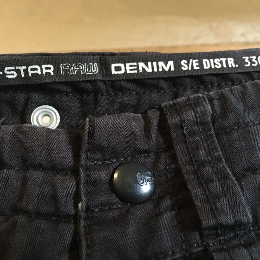 Vintage Dark Gray G-Star RAW Denim S.C. Shank Loose RN 104606 Size 36 X 32. - Picture 7 of 13